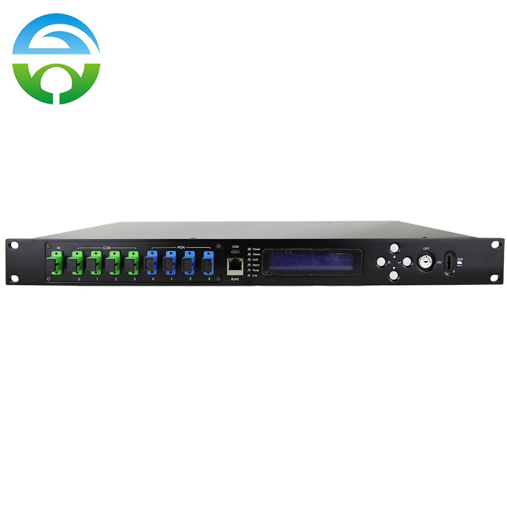 4 Por CATV 1550nm Optical Fiber Amplifier EDFA With WDM