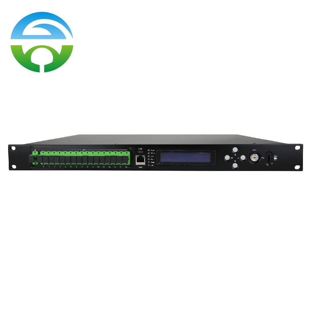 16 Port CATV 1550nm optical amplifier EDFA