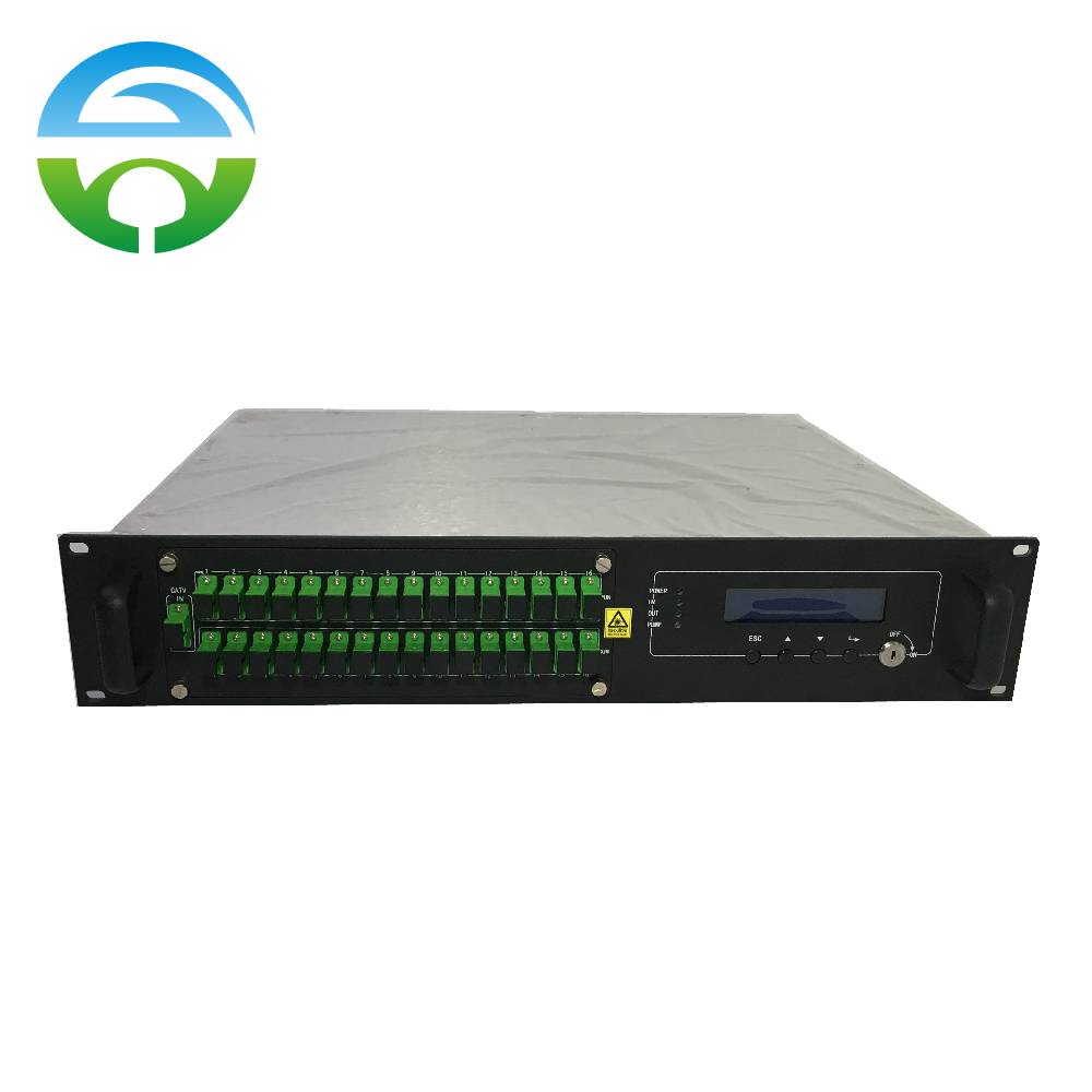 32 Port CATV 1550nm Optical Fiber Amplifier EDFA