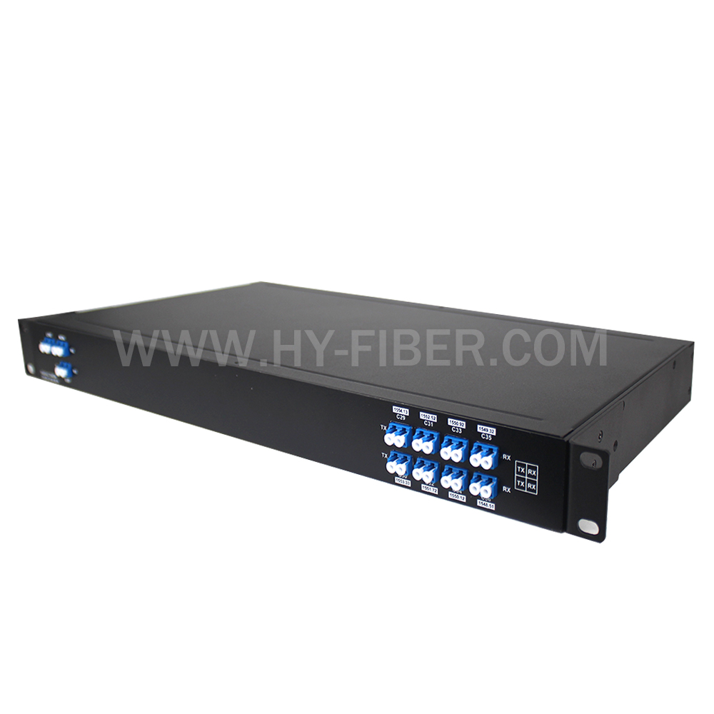 Mux/Demux Single or Dual Fiber DWDM With MON in 19’ Rack