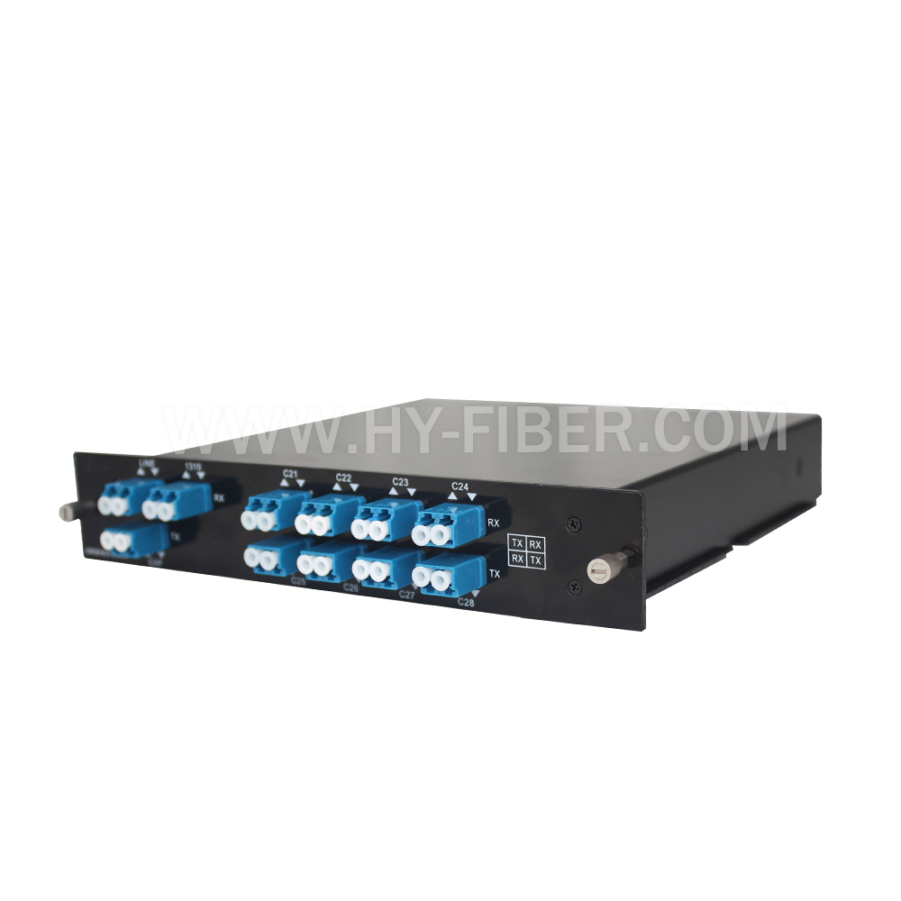 Mux/Demux Single or Dual Fiber DWDM 2 LGX Slot in 19’ Rack