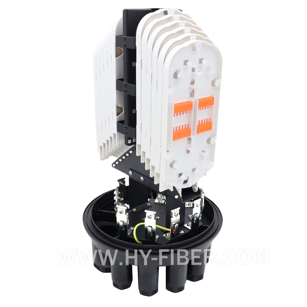  384 Fiber Dome Type Fiber Optic Splice Closure  HY-10-D384A/D1152B