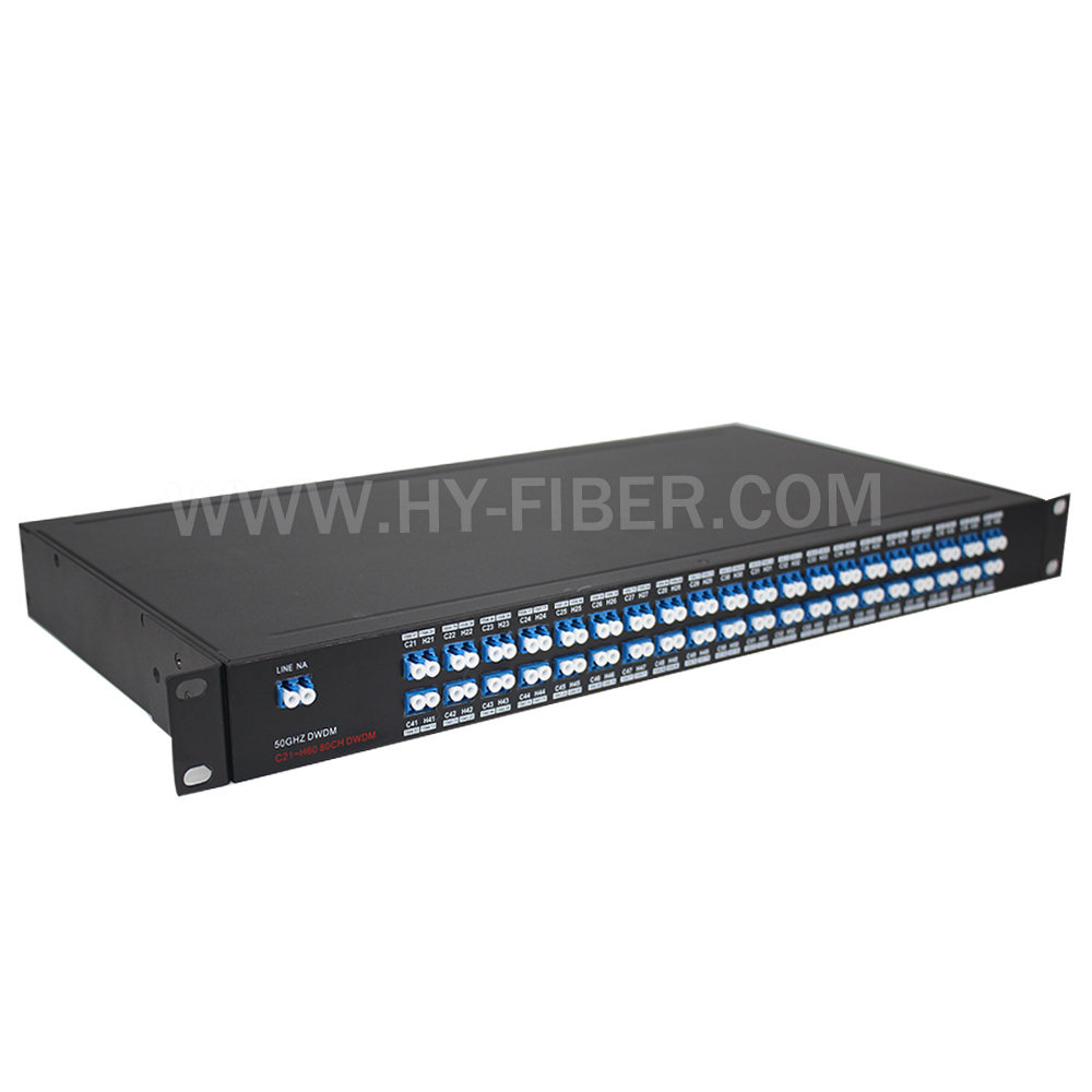 Mux/Demux Single or Dual Fiber AAWG DWDM With 1310nm and MON