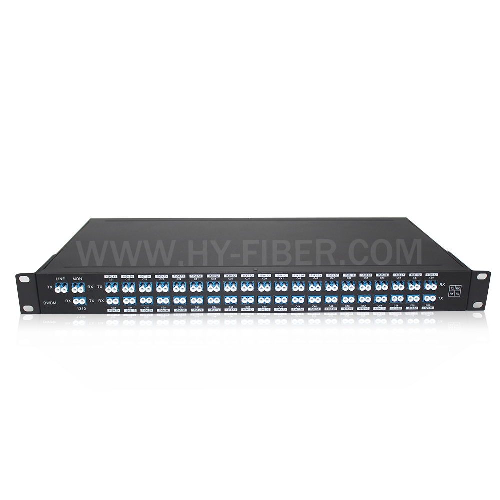 Mux/Demux Single or Dual Fiber AAWG DWDM With 1310nm and MON