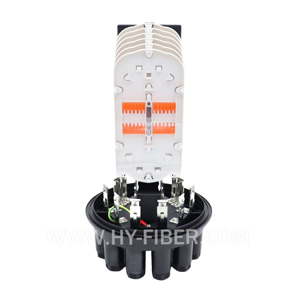  384 Fiber Dome Type Fiber Optic Splice Closure  HY-10-D384A/D1152B