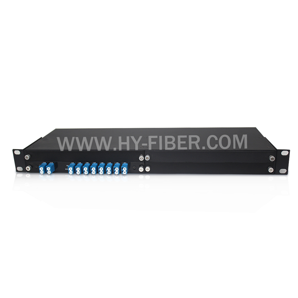 Mux/Demux Single or Dual Fiber DWDM 4 LGX Slot in 19’ Rack