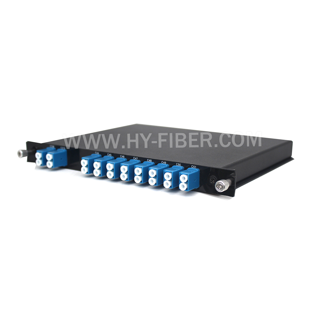 Mux/Demux Single or Dual Fiber DWDM 4 LGX Slot in 19’ Rack