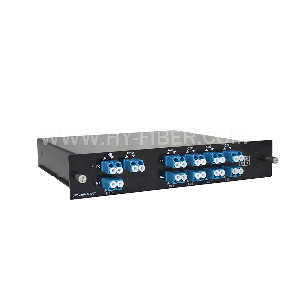 Mux/Demux Single or Dual Fiber DWDM 2 LGX Slot in 19’ Rack